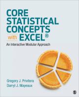 Core Statistical Concepts With Excel®: An Interactive Modular Approach