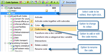 coding in maxqda