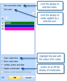 Figure 7.6.3 – Context menu in Coding stripe column (margin)