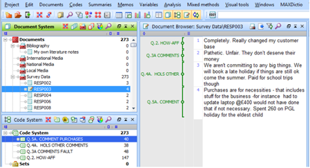 Figure 5.8.5 – Project screen after importing survey data