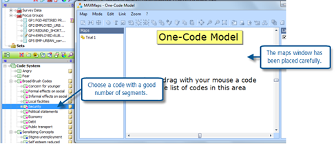 Figure 11.2.2 – Starting a “One-code model”